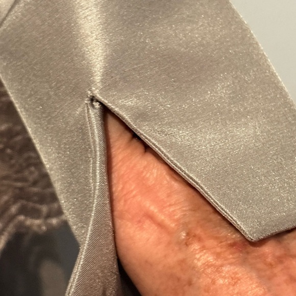 Jessica Howard Shiny Taupe Lace Dress w/Jacket Wedding Guest or Special Event - Picture 5 of 11